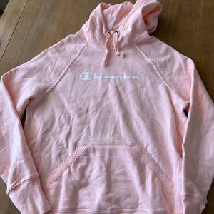 Pink champion hoodie